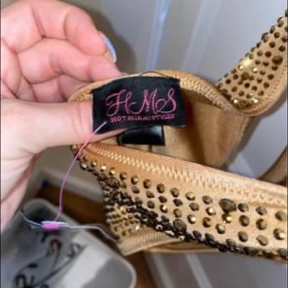 Hot Miami Style Crystal Swimsuit - Picture 4 of 5